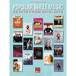 Hal Leonard Popular Sheet Music - 30 Hits From 2010 - 2013 for Piano/Vocal/Guitar