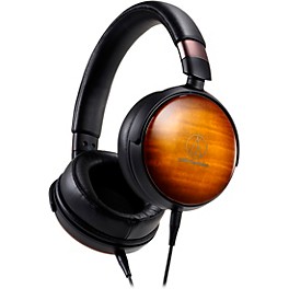 Audio-Technica Portable Over-Ear Wooden Headphones