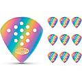 Pick Boy Pos-a-Grip Rainbow Cellulose Jazz Guitar Picks 1.20 mm 10 Pack