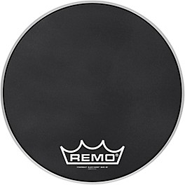 Remo Powermax Black Suede Crimplock Bass Drum Head