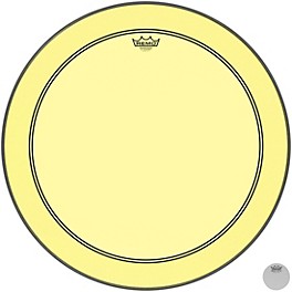 Remo Powerstroke P3 Colortone Yellow Bass Drum Head