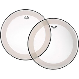 Remo Powerstroke P4 Clear Batter Bass Drum Head With Impact Patch