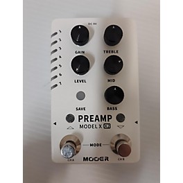Used Mooer Preamp Model X X2 Effect Pedal