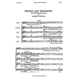 Novello Preces and Responses SATB Composed by Herbert Howells