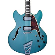 Premier DC Semi-Hollow Electric Guitar With Stairstep Tailpiece Ocean Turquoise