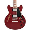 D'Angelico Premier Mini DC Semi-Hollow Electric Guitar Burnt Red