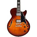 D'Angelico Premier SS Semi-Hollow Electric Guitar With Stopbar Tailpiece Dark Iced Tea Burst