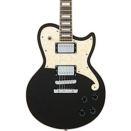 Blemished D'Angelico Premier Series Atlantic Solidbody Single Cutaway Electric Guitar With Stopbar Tailpiece Level 2 Black...