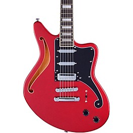Blemished D'Angelico Premier Series Bedford SH Electric Guitar Offset Stopbar Tailpiece Level 2 Oxblood 197881070748