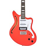 D'Angelico Premier Series Bedford SH Limited-Edition Electric Guitar with Tremolo Fiesta Red