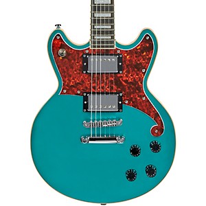 D'Angelico Premier Series Brighton Electric Guitar With Stopbar Tailpiece Ocean Turquoise 
