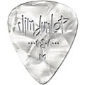 Dunlop Premium Celluloid Classic Guitar Picks 1 Dozen White Pearloid Medium