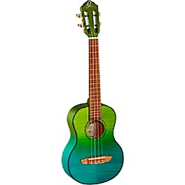 Open Box Ortega Prism Series RUPR-IVY Tenor Ukulele Level 1 Ivy Fade