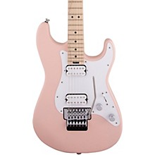 light pink electric guitar