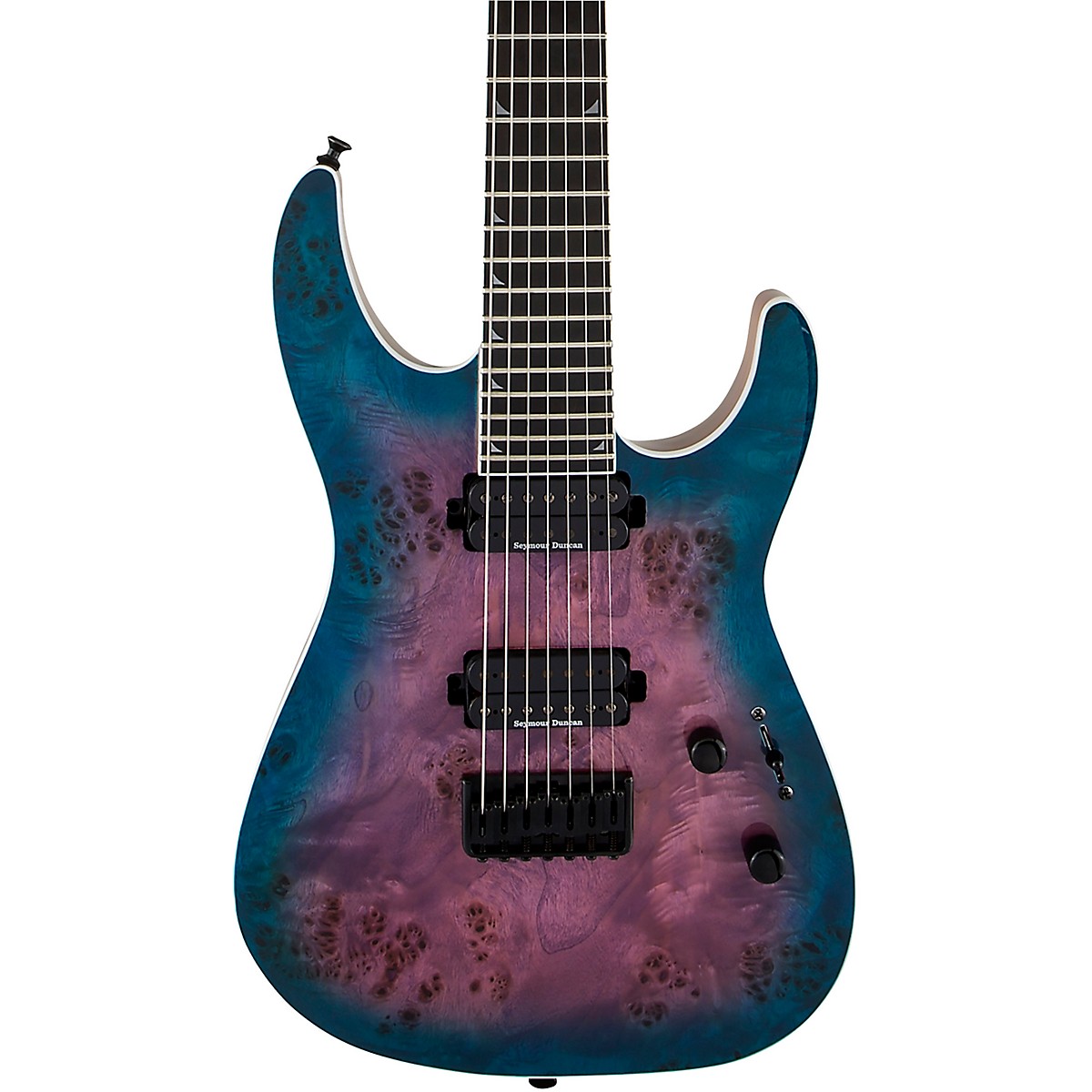 Jackson Pro Series Soloist Sl7p Ht Mah 7 String Electric Guitar Purple Phaze Guitar Center