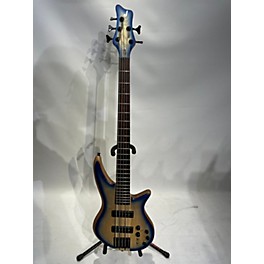 Used Jackson Pro Series Spectra Bass SBA V Blue Burst Electric Bass Guitar