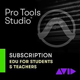Avid Pro Tools | Studio Annual Subscription Updates and Support for Students/Teachers (Educational Pricing) - Automatic An...