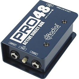 Open Box Radial Engineering Pro48 Active 48-Volt Compact Active Direct Box Level 1