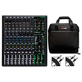 Mackie ProFX12v3 12-Channel Mixer With Gator Mixer Bag and Cables