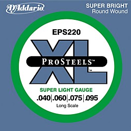 D'Addario ProSteels EPS220 Super Light Gauge Long Scale Bass Strings