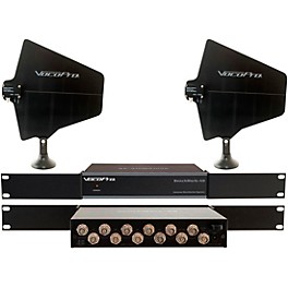 VocoPro Professional Antenna Distribution System with Two Active Directional Antenna Bundle