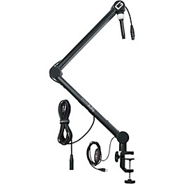Open Box Gator Professional Broadcast Boom Mic Stand With LED Light Level 1