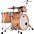 Pearl Professional Maple 3-Piece Shell Pack with 24" Bass Drum Natural Maple