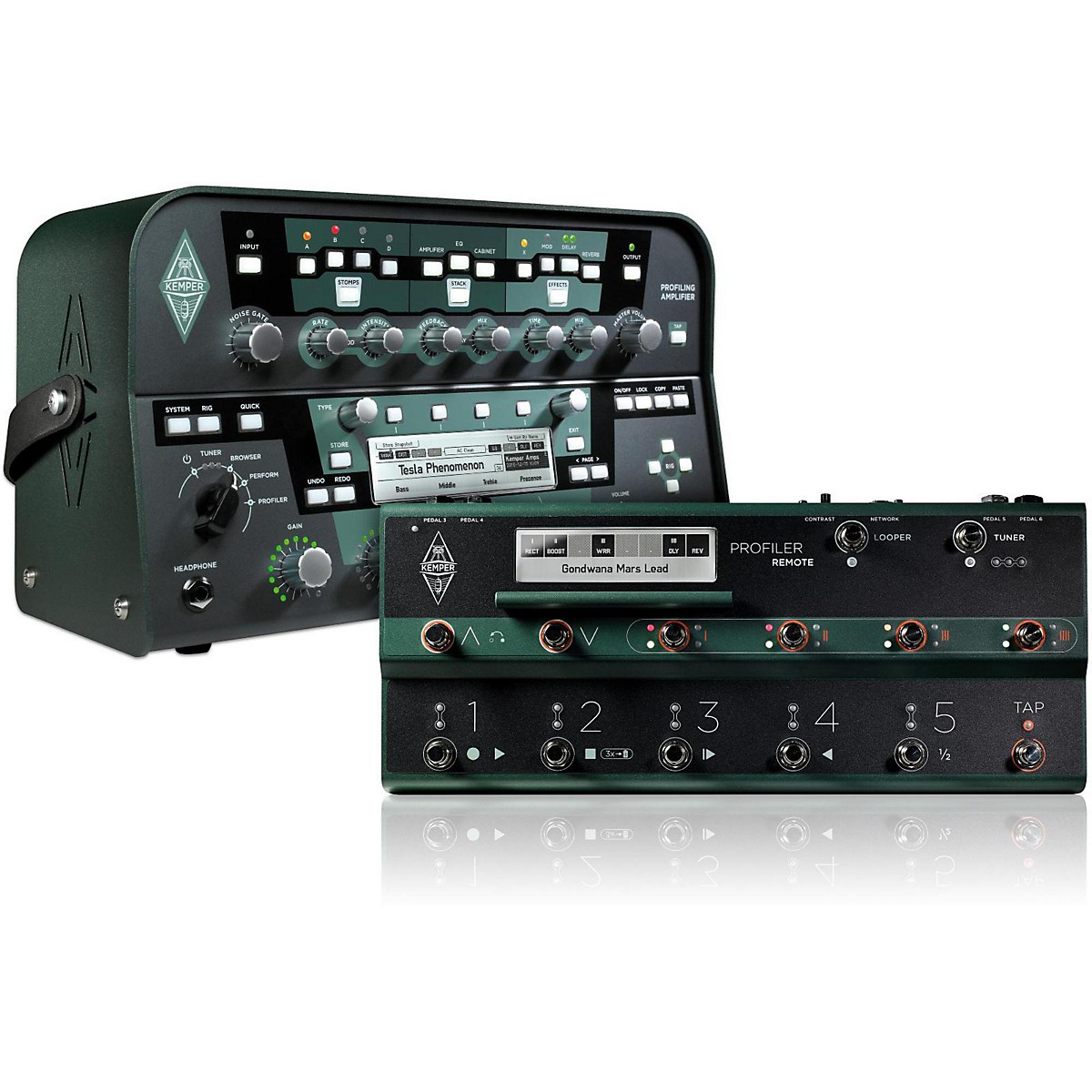 Kemper Profiler Powerhead 600w Guitar Head Remote Bundle