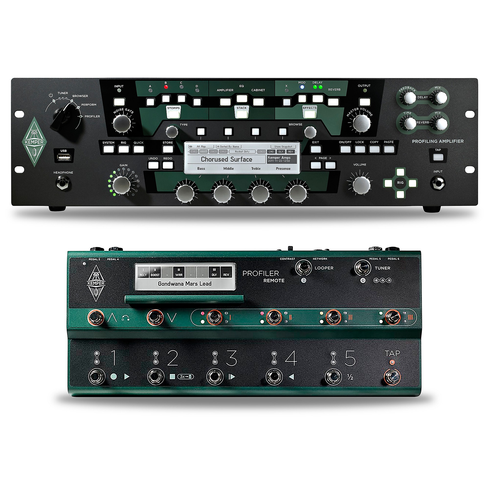 Kemper Profiler PowerRack 600W ClassD Profiling Guitar Amp with Remote