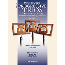 Carl Fischer Progressive Trios for Strings - Viola Book