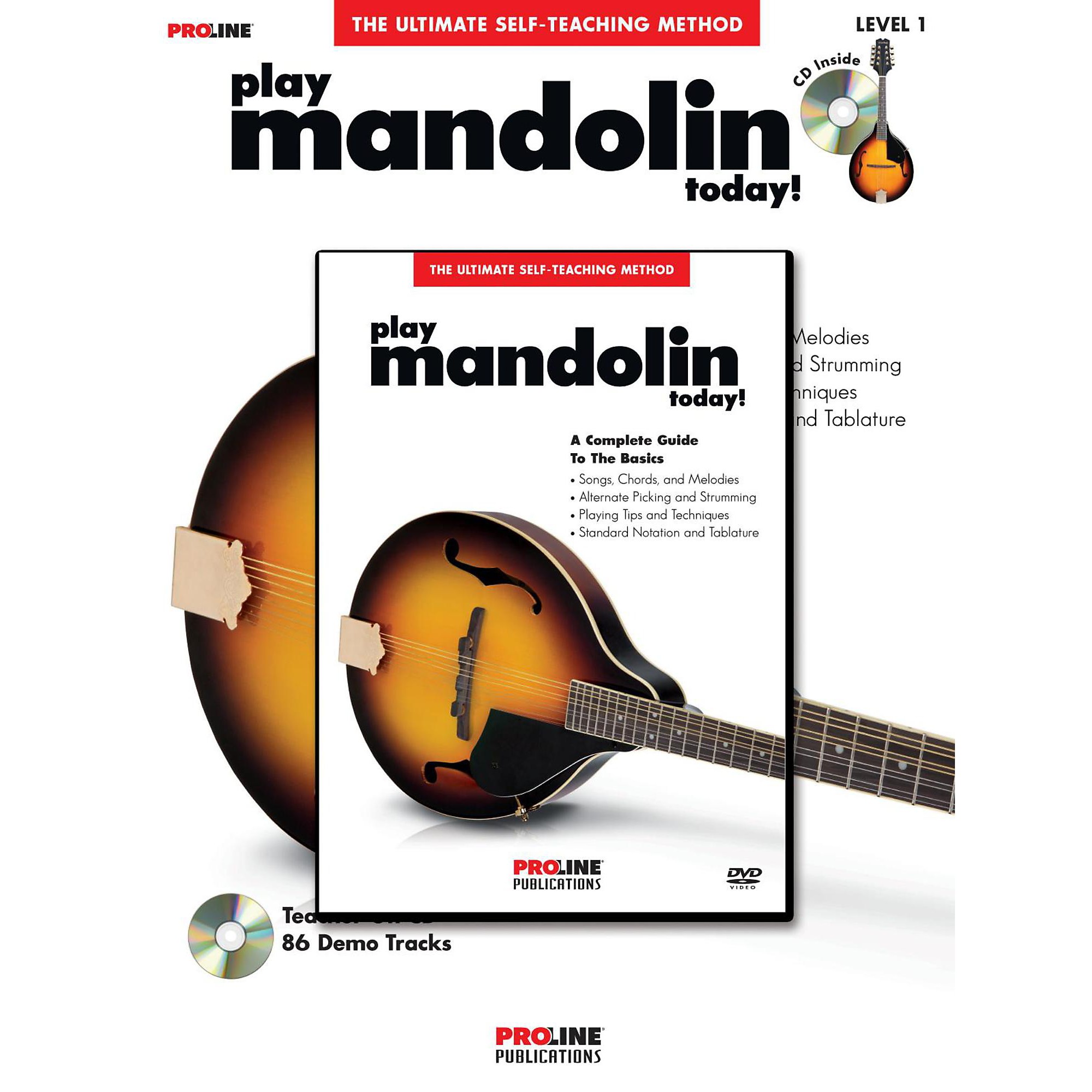 Proline Proline Play Mandolin Today! Method Book with CD & DVD Guitar