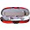 Bobelock Puffy Style Half-Moon Woodshell Suspension Violin Case 4/4 Size Red Exterior, Gray Interior