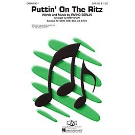 Hal Leonard Puttin' On the Ritz SAB arranged by Kirby Shaw