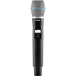 Open Box Shure QLXD2/BETA87A Wireless Handheld Microphone Transmitter with Interchangeable BETA 87A Microphone Capsule