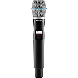 Blemished Shure QLXD2/BETA87A Wireless Handheld Microphone Transmitter with Interchangeable BETA 87A Microphone Capsule Le...