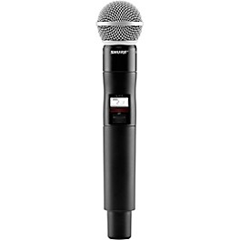 Open Box Shure QLXD2/SM58 Wireless Handheld Microphone Transmitter With Interchangeable SM58 Microphone Capsule