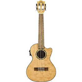 Lanikai QM-CET Quilted Maple Tenor with Kula PreampAcoustic Electric Ukulele