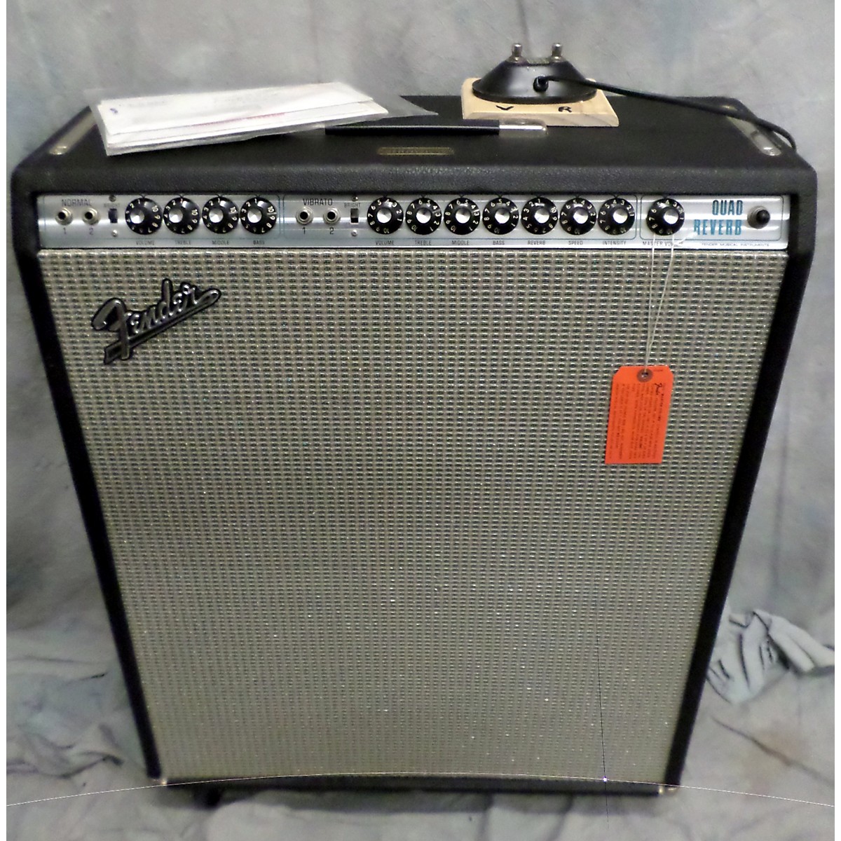 Used Fender Quad Reverb Tube Guitar Combo Amp Guitar Center