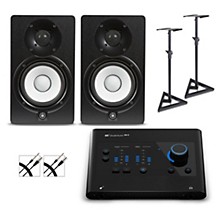 PreSonus Quantum ES2 Audio Interface with Yamaha HS Series Studio Monitor Pair (Cables & Stands Included)