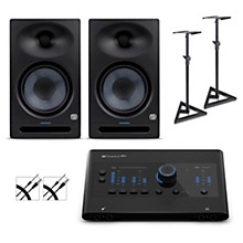 PreSonus Quantum ES4 Audio Interface with Eris 2nd Gen Studio Monitor Pair (Cables & Stands Included)