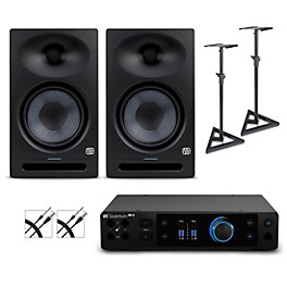 PreSonus Quantum HD2 Audio Interface with Eris 2nd Gen Studio Monitor Pair (Cables & Stands Included)