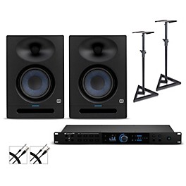 PreSonus Quantum HD8 Audio Interface with Eris 2nd Gen Studio Monitor Pair (Stands & Cables Included)