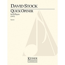 Lauren Keiser Music Publishing Quick Opener (for 14 Players Full Score) LKM Music Series by David Stock