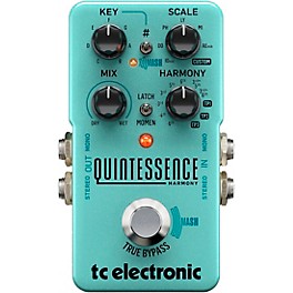 Open Box TC Electronic Quintessence Harmony Effects Pedal Level 1