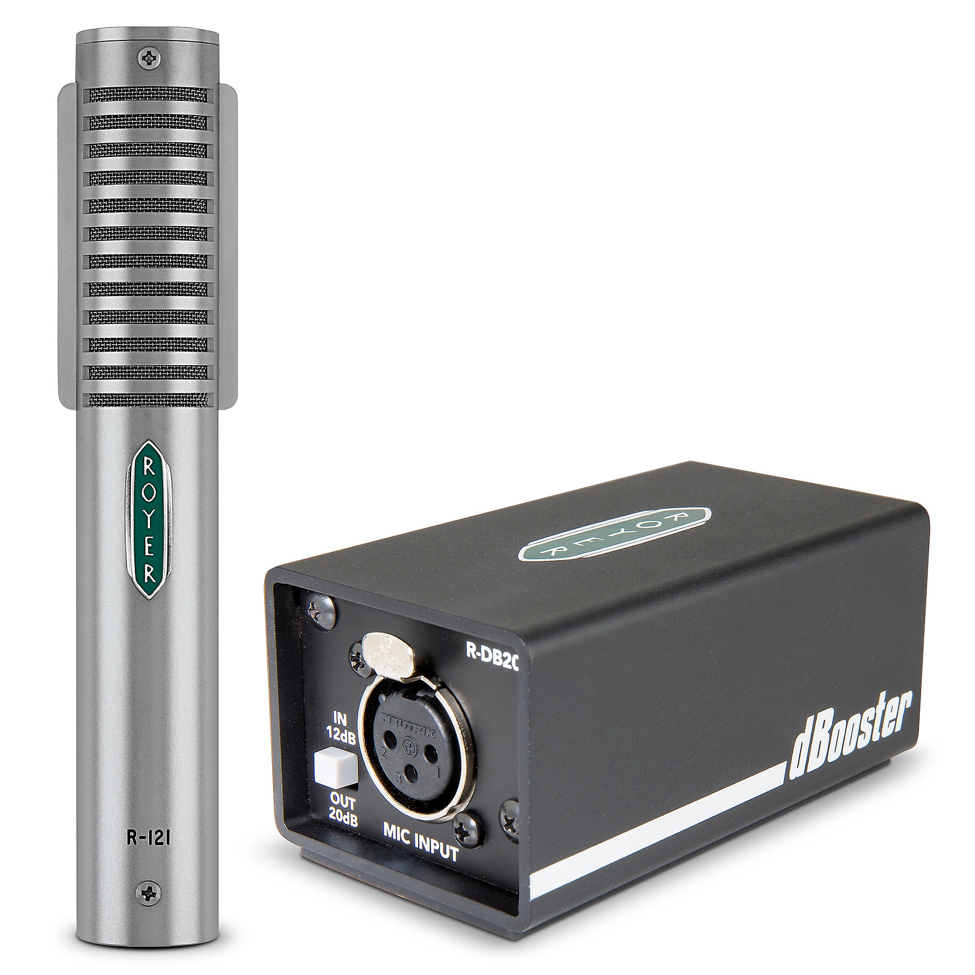 Royer R121 Ribbon Microphone & dBooster Combo Guitar Center