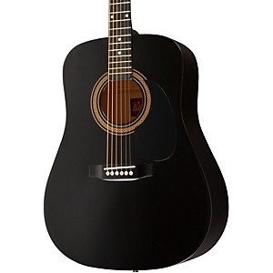 Rogue RA-090 Dreadnought Acoustic Guitar Black 