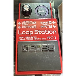 Used BOSS RC1 Loop Station Pedal