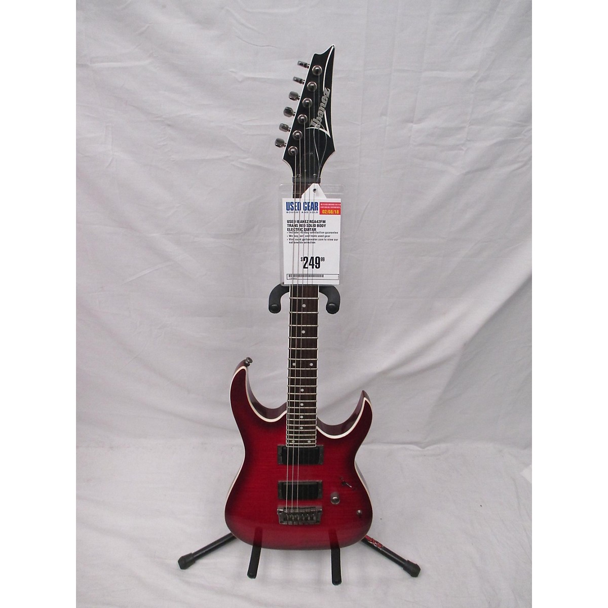 Used Ibanez RGA42FM Solid Body Electric Guitar Guitar Center