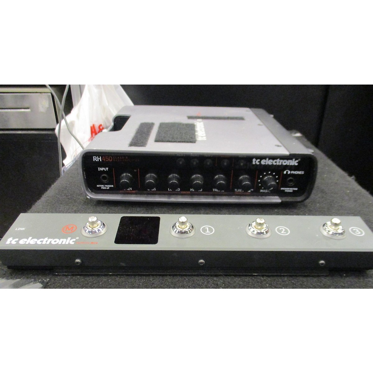 Used TC Electronic RH450 450W Bass Amp Head Guitar Center