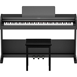 Open Box Roland RP107 Digital Console Piano With Bench Level 1 Black